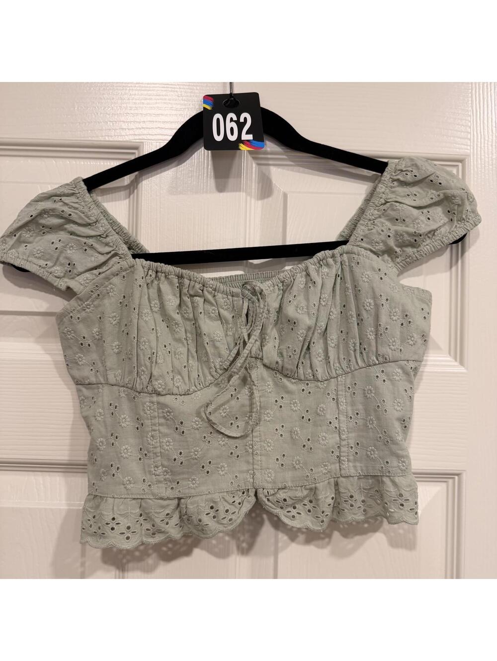 HOLISTER Sz. Small corset cropped bohemian Top